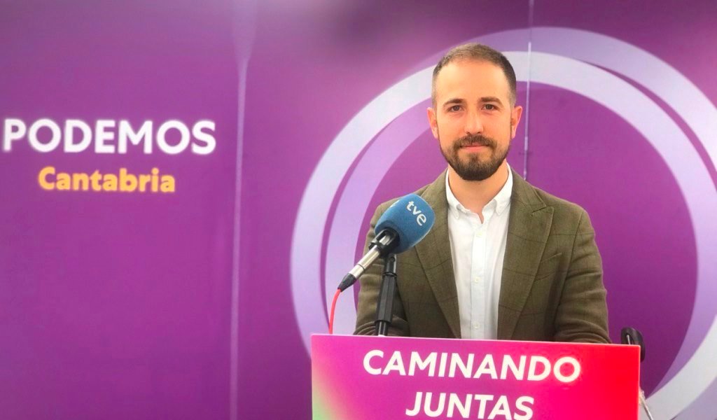 El coordinador de Podemos en Cantabria, Luis del Pinal.