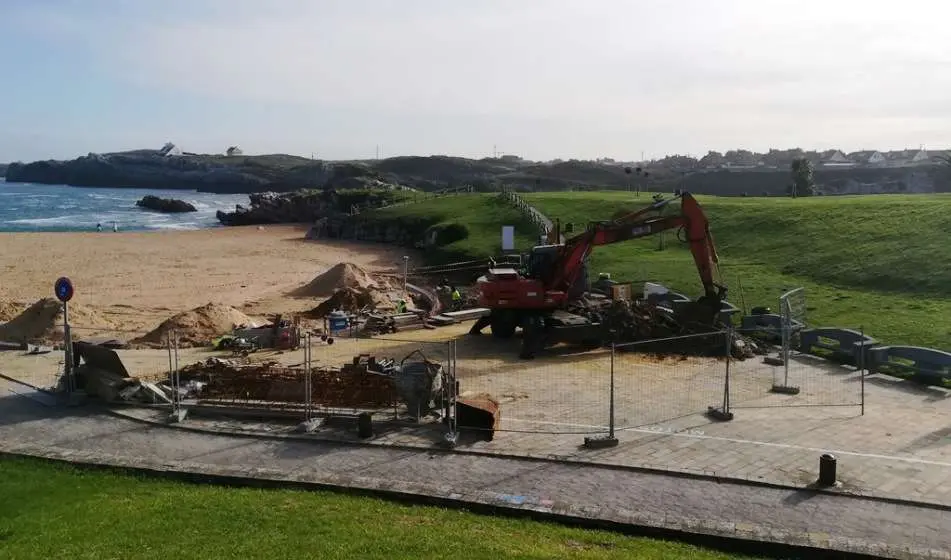 Obras en San Juan de la Canal, en Soto de la Marina. R.A.