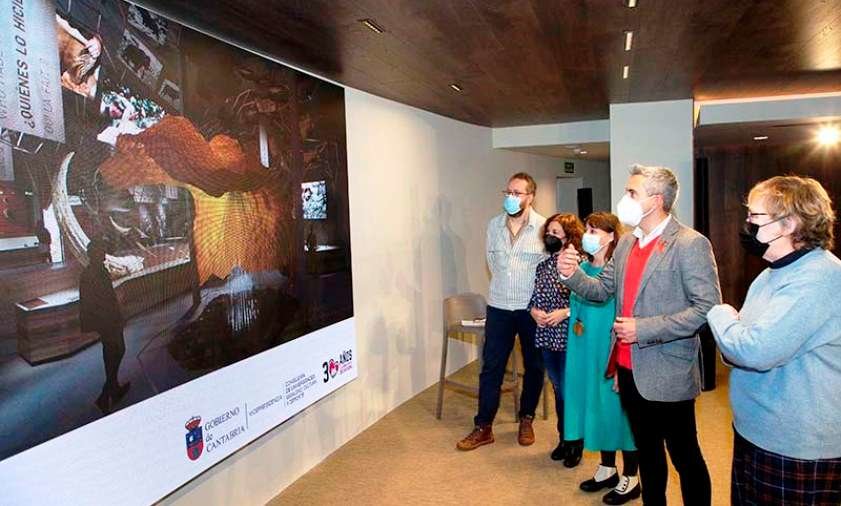 Presentación del proyecto museográfico por el consejero de Cultura, Pablo Zuloaga.