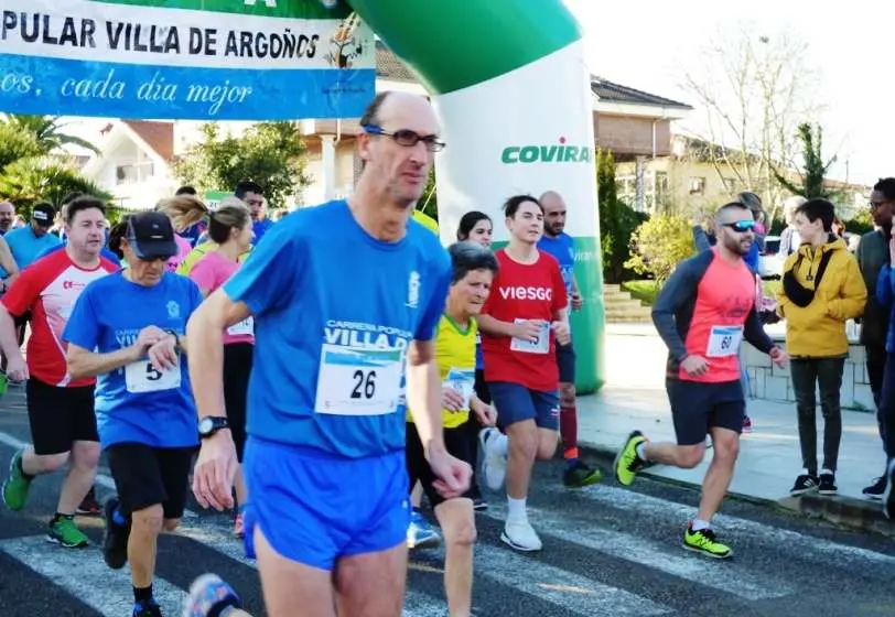 Carrera popular solidaria en Argoños. Nyka Goicoechea