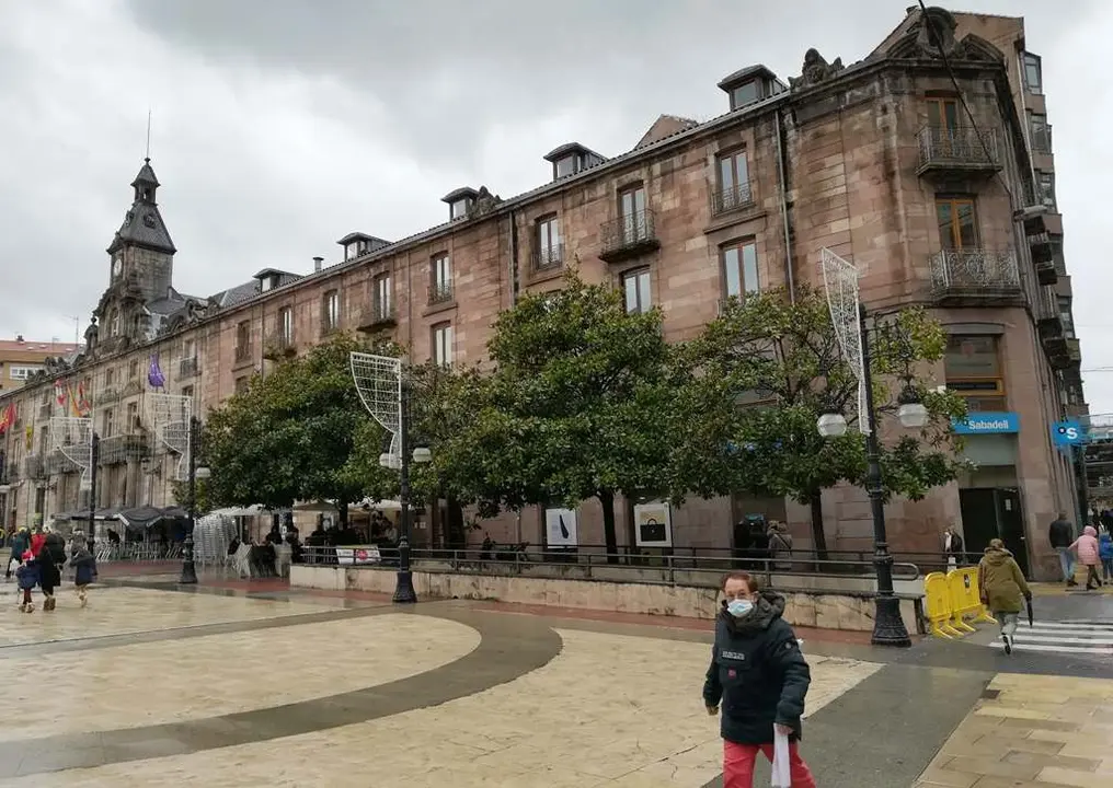 Edificio del Palacio Municipal en Torrelavega. R.A.