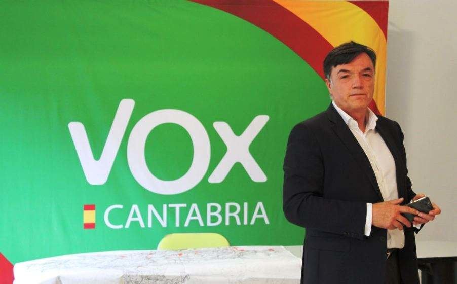 El concejal de Vox en el Ayuntamiento de Santander, Guillermo Pérez-Cosío.