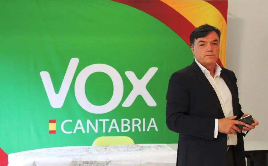 El concejal de Vox en el Ayuntamiento de Santander, Guillermo Pérez-Cosío.