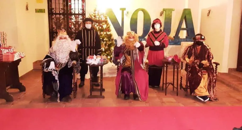 Los tres Reyes Magos en Noja.