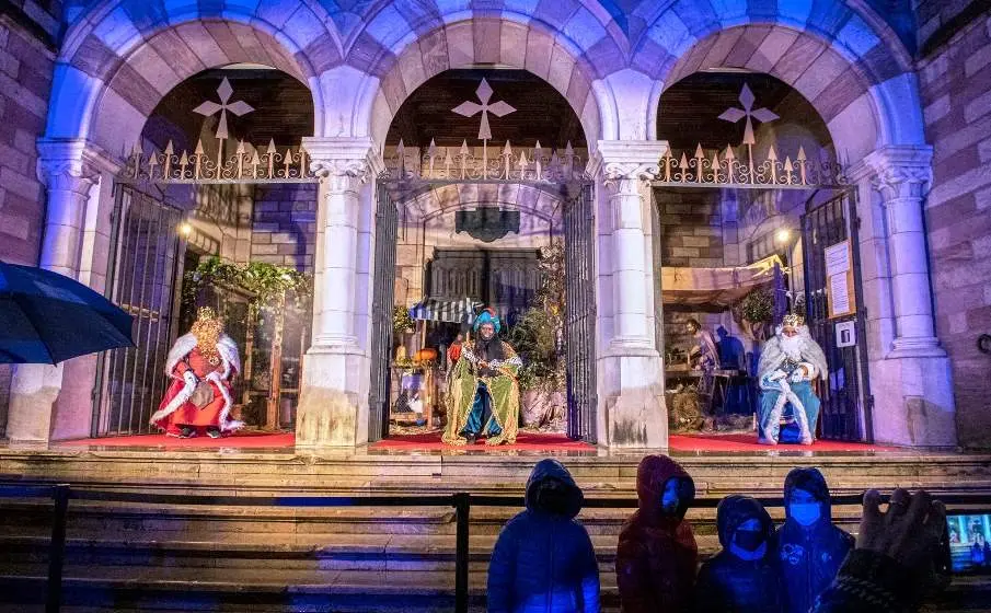 Los niños también disfrutaron de los Reyes en Torrelavega.