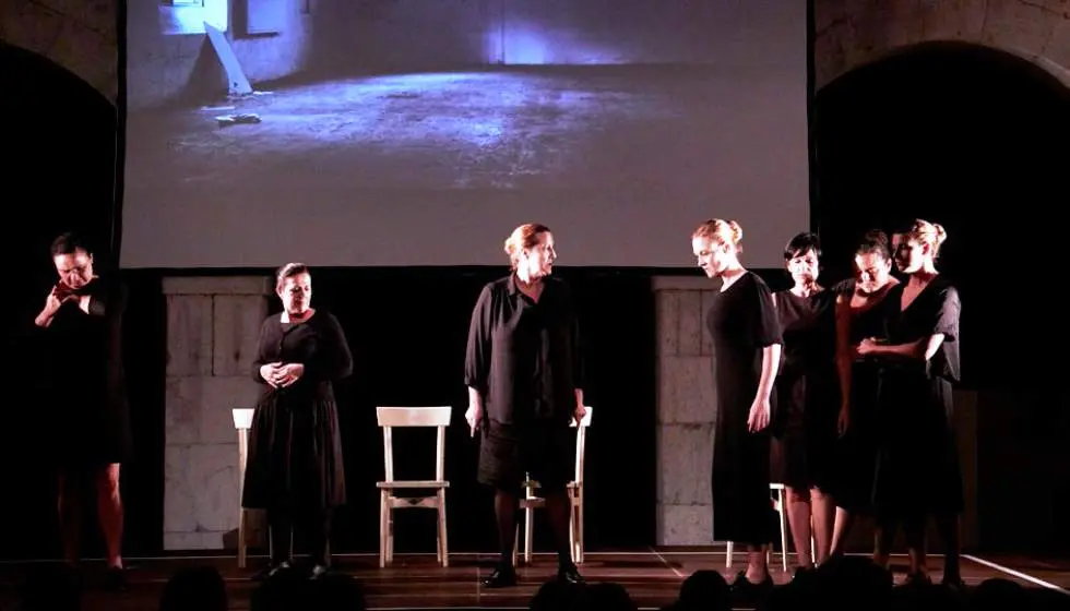 Representación de La casa de Bernarda Alba.