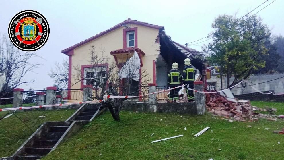 Explosión en una vivienda en Galizano, en Ribamontán al Mar.