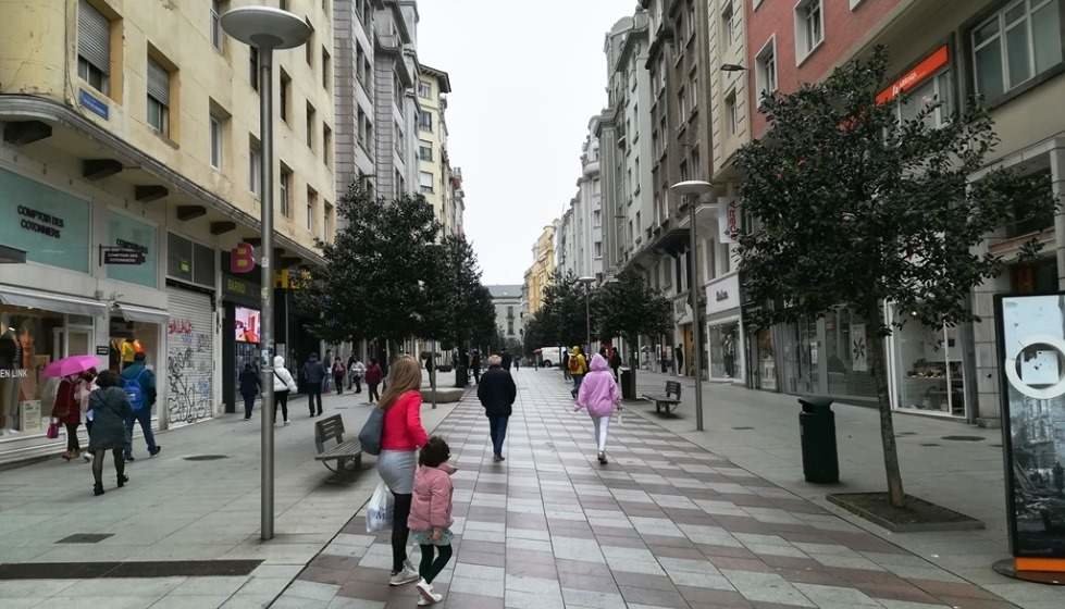 Calle Herrera, en Santander. R.A.