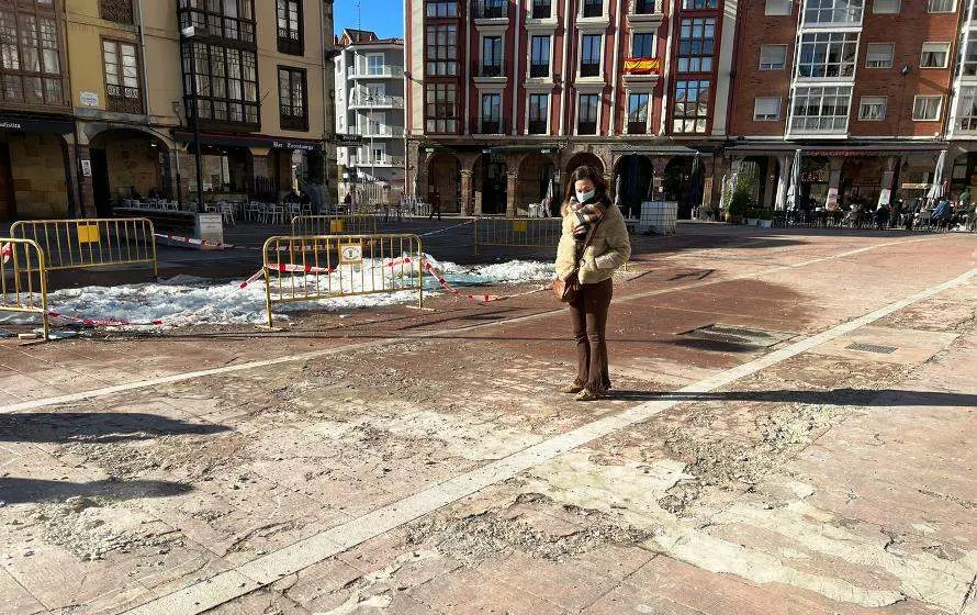 Estado que presenta la Plaza Baldomero