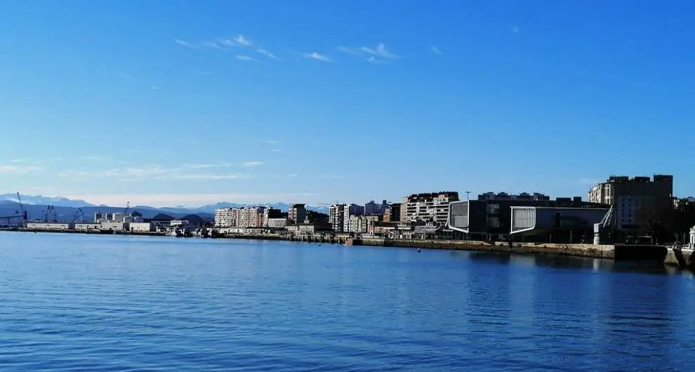 Zona del Centro Botín, en Santander.