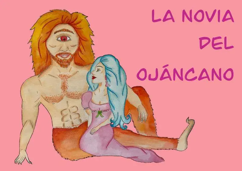 Ilustración de la historia sobre la novia del ojáncano. Pilar G.