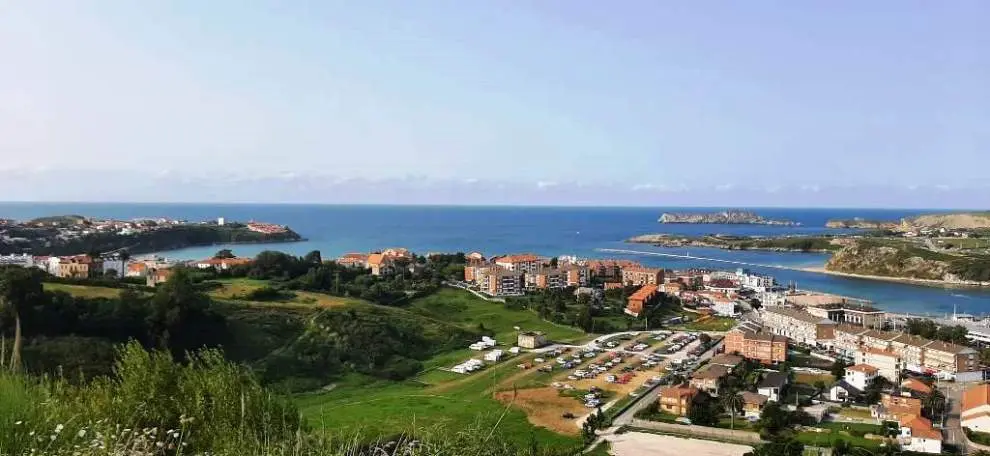 Vista del municipio de Suances.