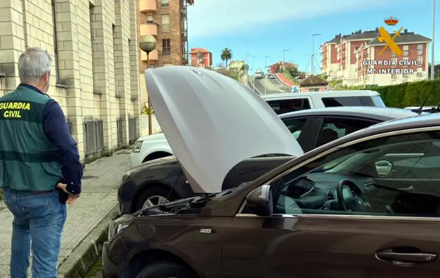 Coches vendidos detectados por la Guardia Civil.