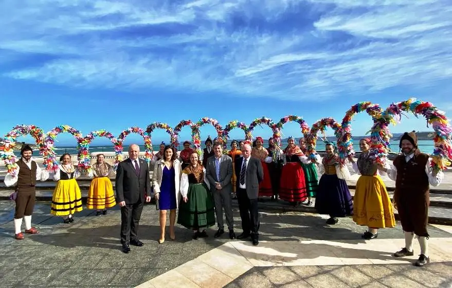 La alcaldesa de Santander, Gema Igual, en el acto de entrega de los premios.