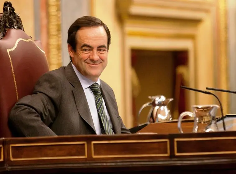 El socialista José Bono en su etapa en el Congreso de los Diputados.