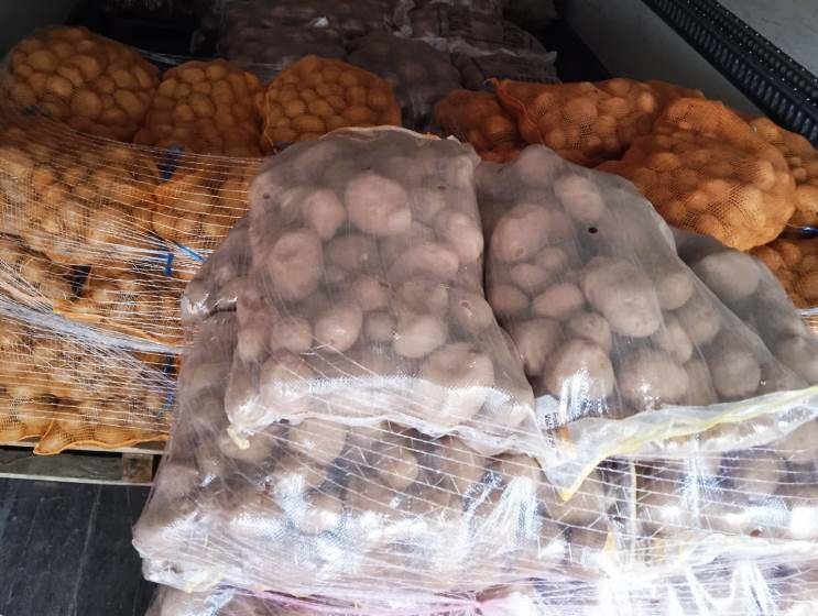 Patatas de Valderredible para Ucrania.