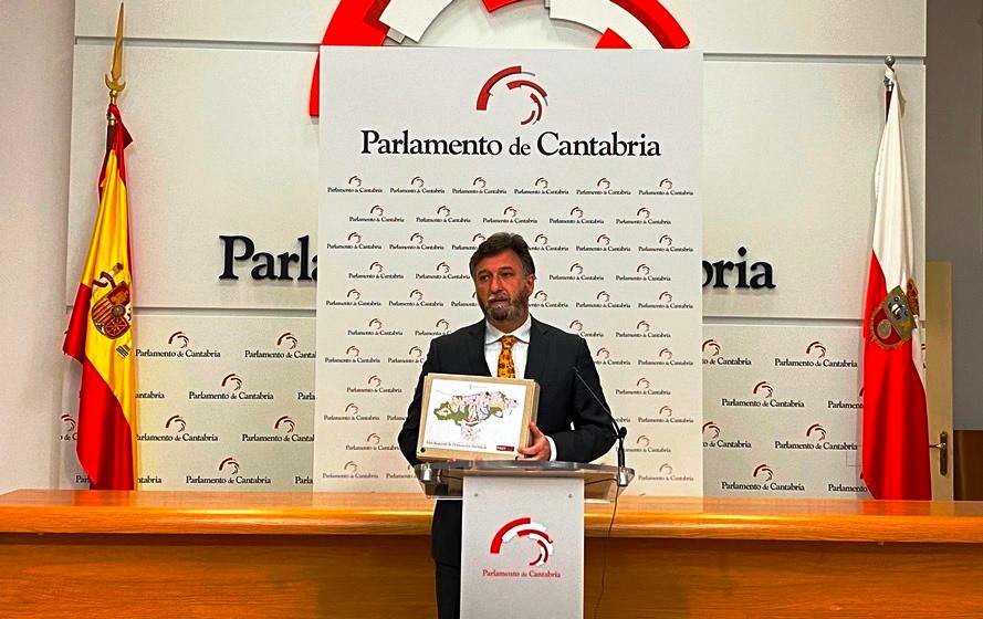 El portavoz parlamentario de Vox, Cristóbal Palacio.