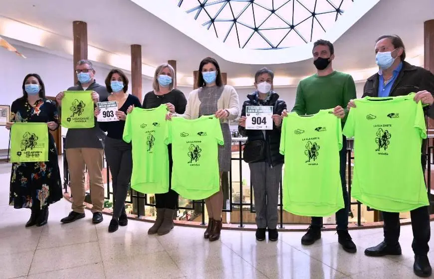 Presentación del Trail Solidario en Santander a favor de los enfermos de la ELA.