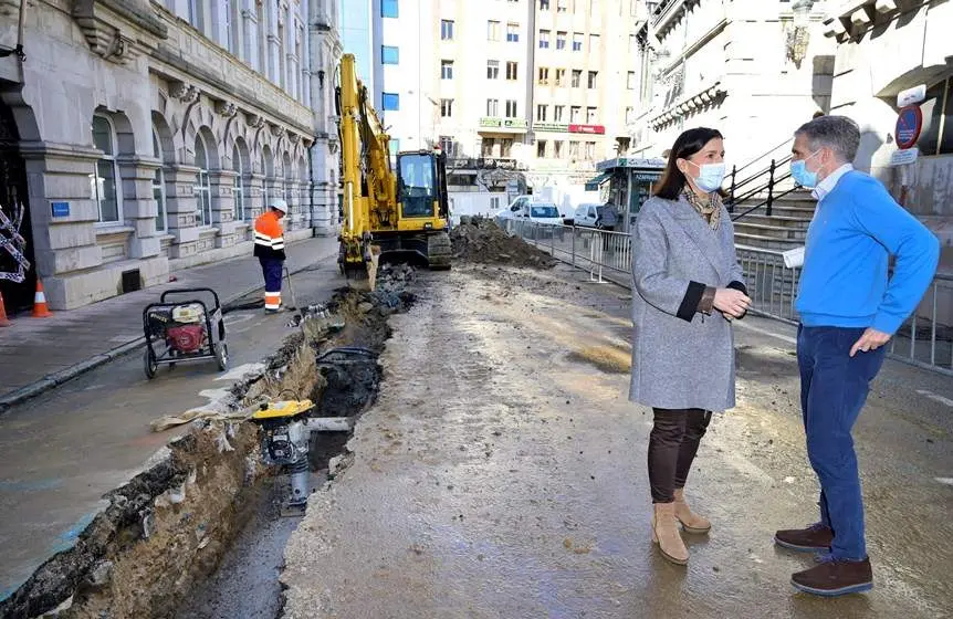 Inicio de las obras en Mercado y los Escalantes.