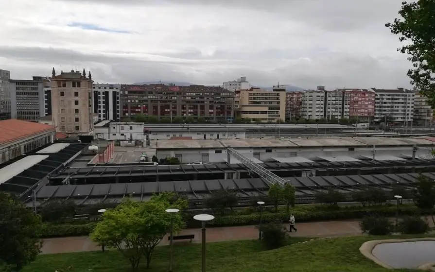 Estación de tren en Santander. R.A.