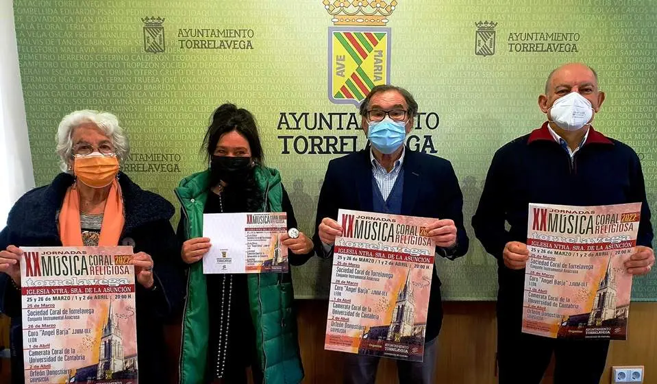 Presentación del ciclo de música religiosa en Torrelavega.