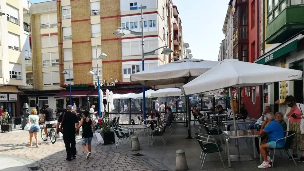 Plaza del Peralvillo en Santoña. R.A.