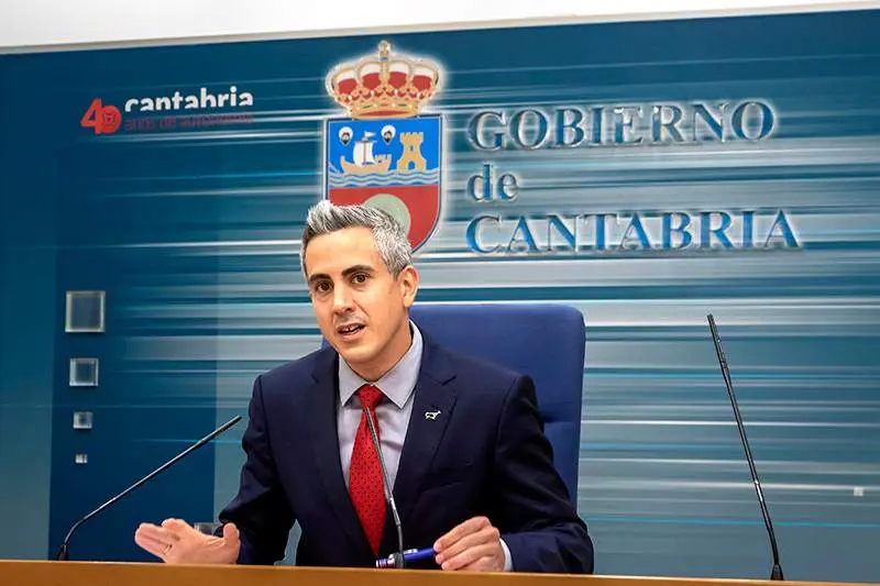 El vicepresidente del Gobierno regional, Pablo Zuloaga (PSOE), tras el Consejo de Gobierno.