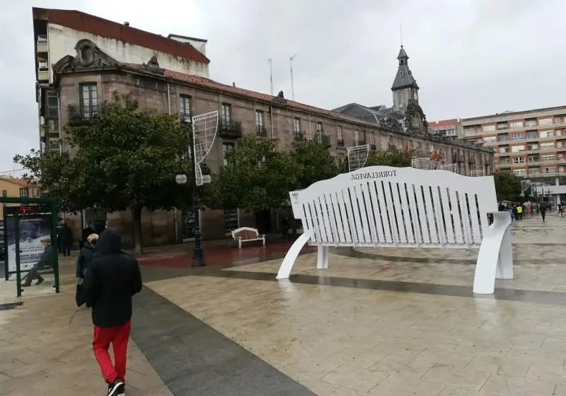 Zona del Ayuntamiento de Torrelavega. R.A.