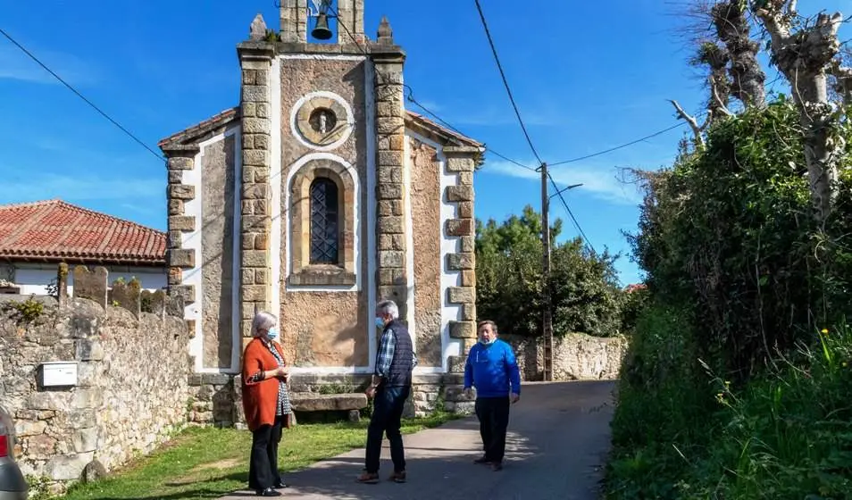 Edificio religioso en Mijares que se pretende rehabilitar.