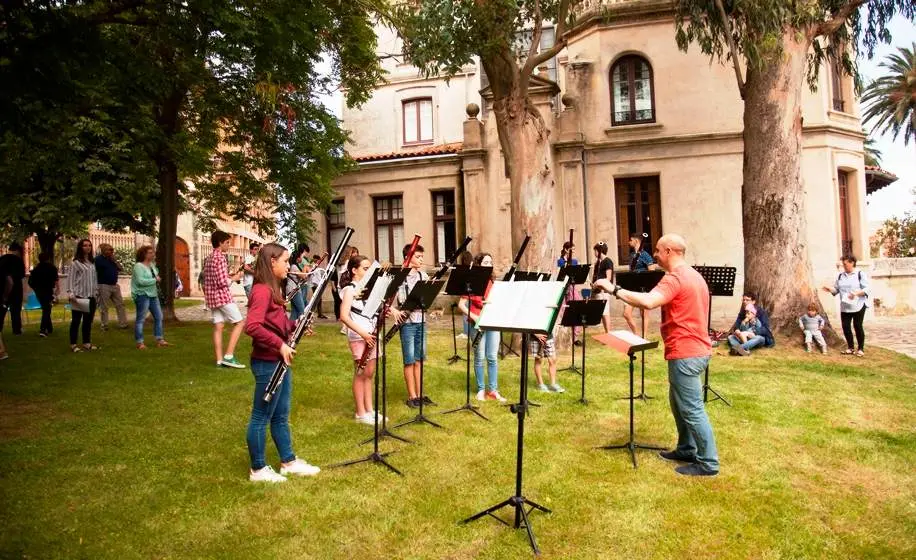 Concierto en la Finca Altamira, en Santander.