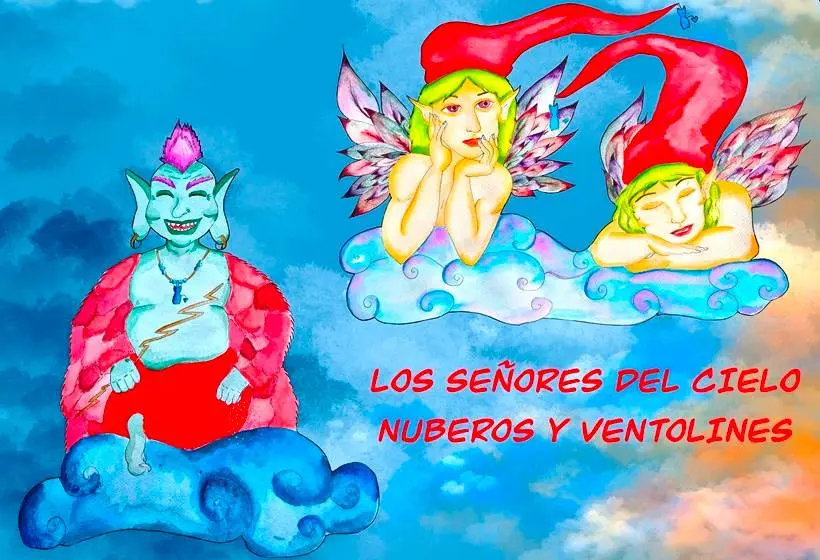 Ventolines y Nuberos. Ilustración de Pilar G