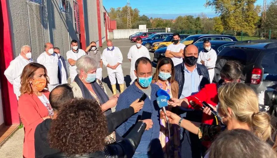 Un momento de la propuesta presentada por los Grupos políticos de la oposición en Torrelavega.