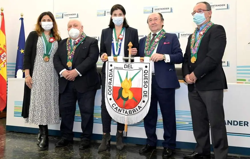 Presentación del Capítulo de la Cofradía del Queso de Cantabria.