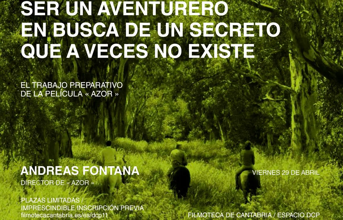 El director Andreas Fontana proyectará su película.