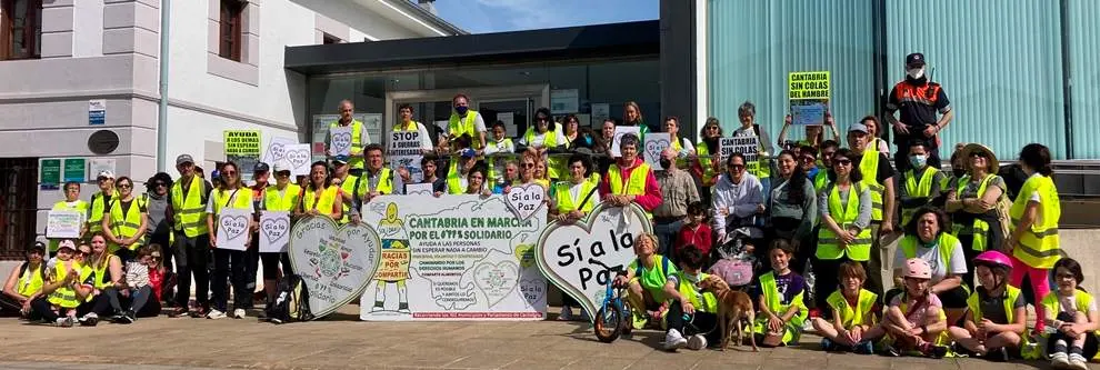 La Marcha Solidaria por el 0,77 por ciento recaló en Colindres.