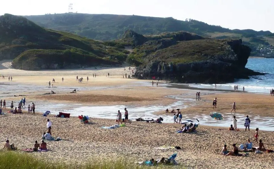 Playa de Ris, en Noja. R.A.