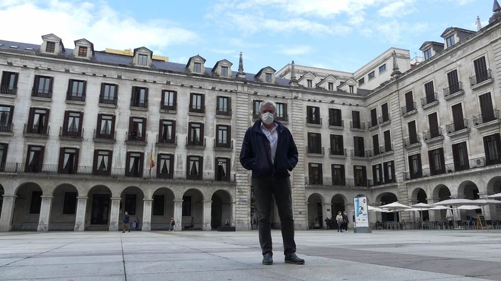 La Plaza Porticada en Santander.