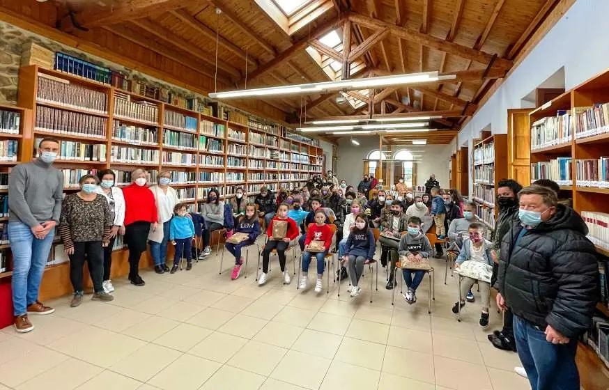 Los alumnos asistieron al acto de entrega de los premios en Polanco.