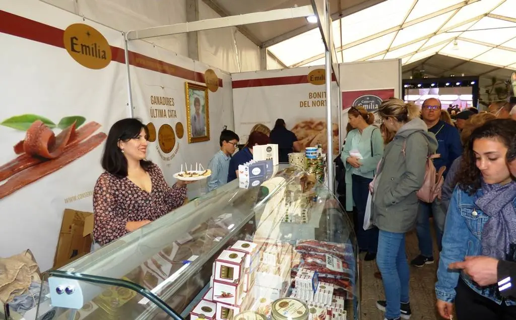 Conservas Emilia volvió a estar presente en la Feria. R.A.