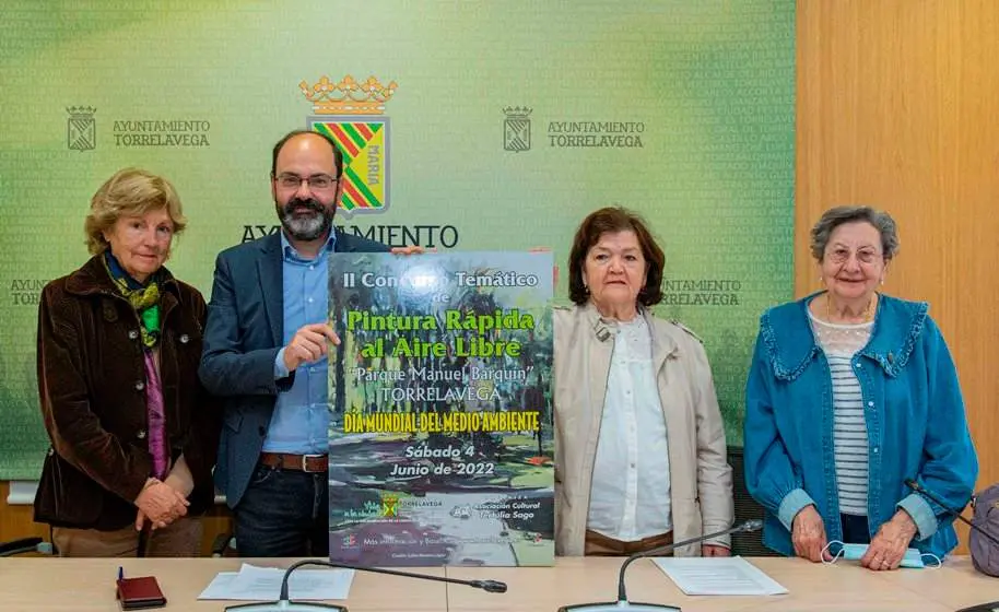 Presentación del Concurso de Pintura al Aire Libre en Torrelavega.