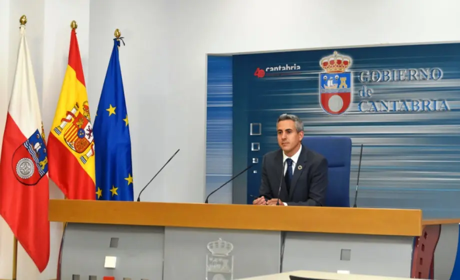 El vicepresidente y consejero de Universidades, Igualdad, Cultura y Deporte, Pablo Zuloaga, informa, en rueda de prensa, de los acuerdos de Consejo de Gobierno.