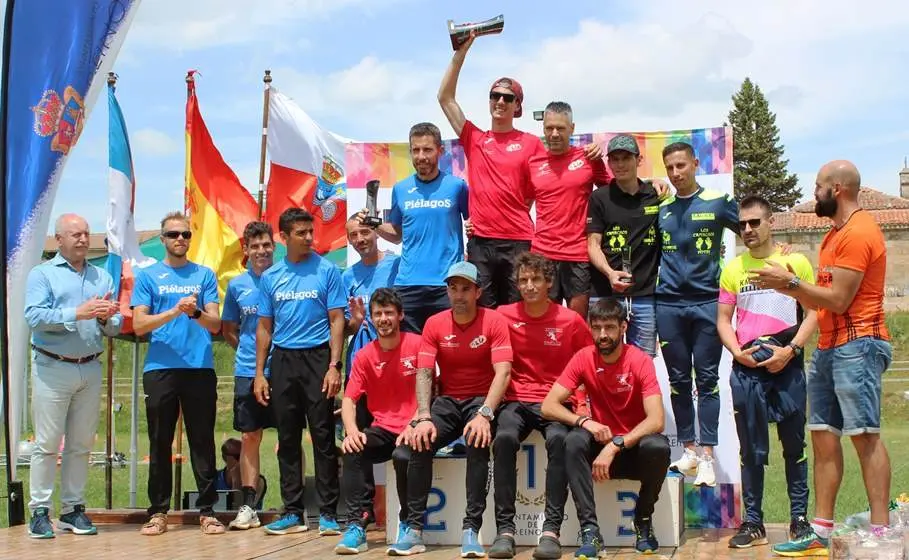 Entrega de premios del campeonato de Trail en Reinosa.