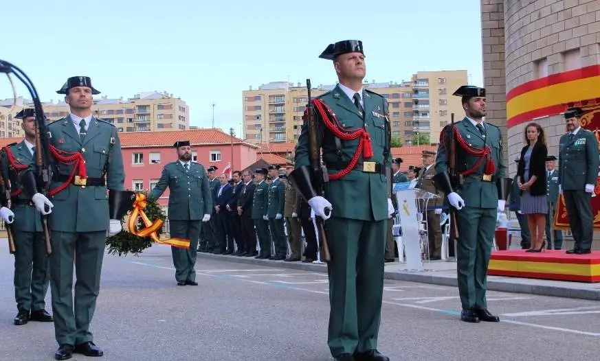 Acto de conmemoración de la Guardia Civil.