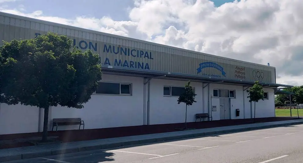 Polideportivo Ángel Pelayo, en Soto de la Marina.