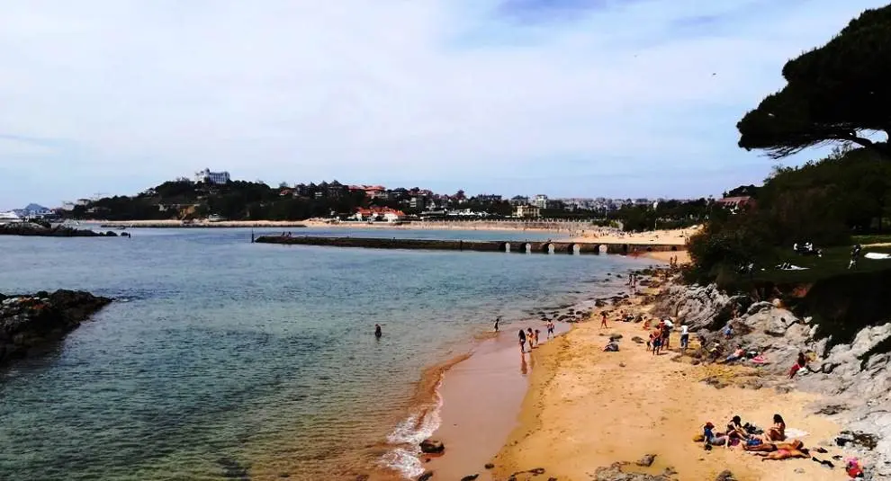 Playa de La Magdalena, en Santander. R.A.