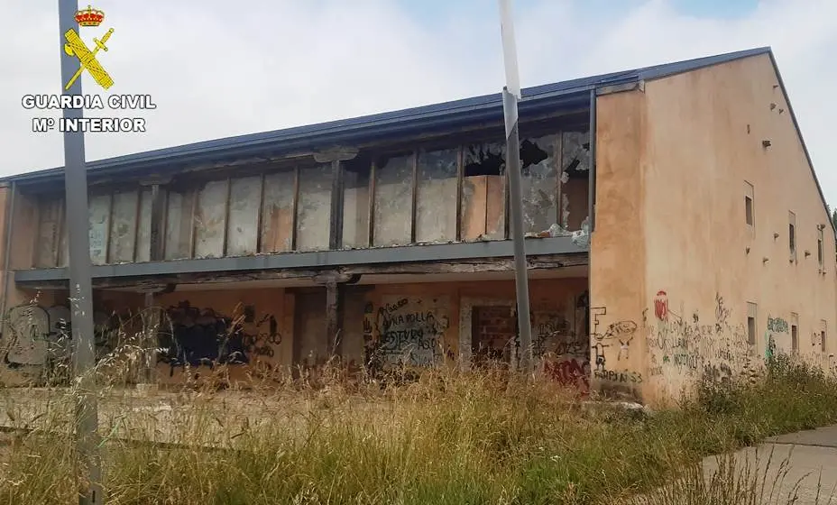 Antigua Casa de la Juventud en Puente San Miguel, en Reocín.