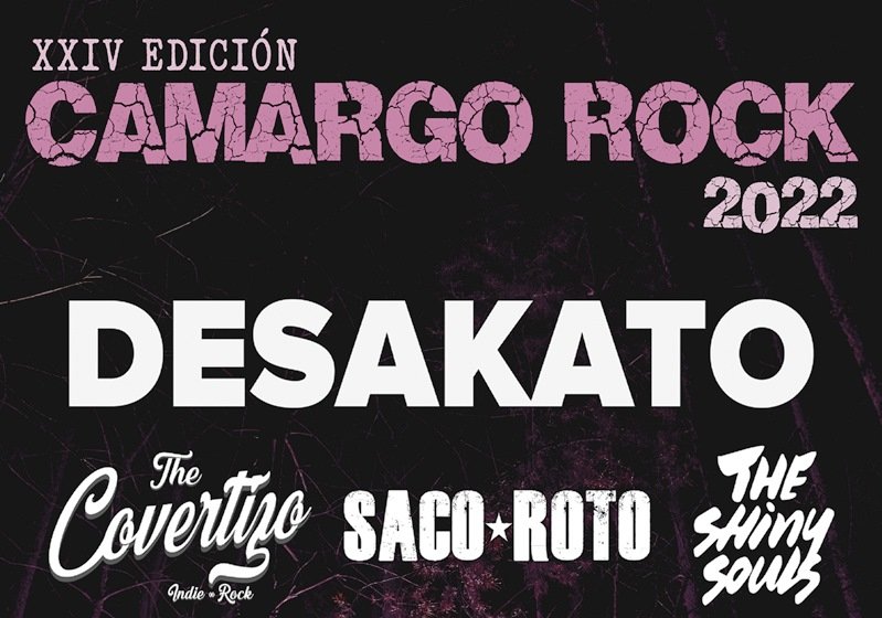 Cartel del Festival Camargo Rock.
