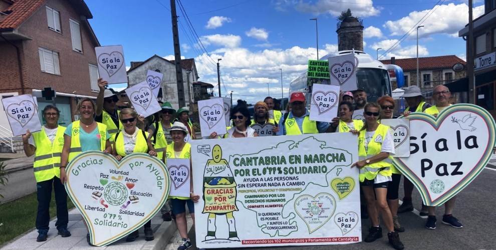 Marcha solidaria por Trasmiera y Pas Pisueña-Miera.