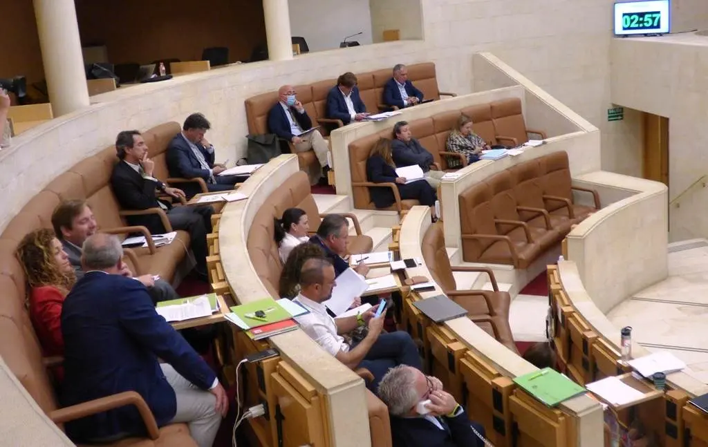 Pleno del Parlamento de Cantabria. R.A.