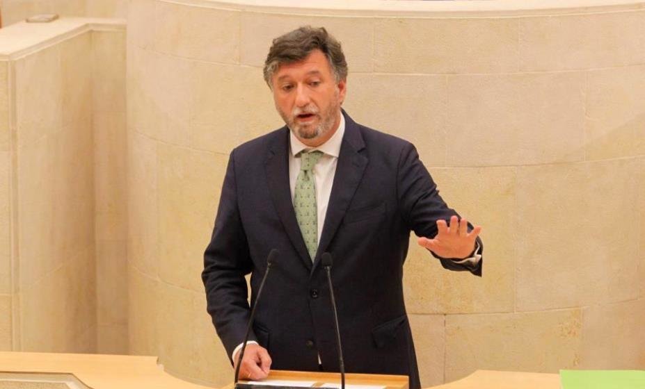 El portavoz parlamentario de Vox, Cristobal Palacio.